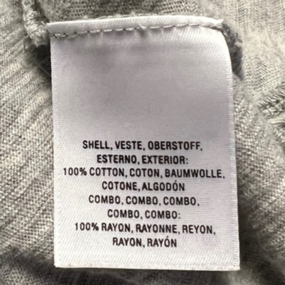 Anthropologie Womens Top XS Gray Floral Button Short Sleeve Boho Hi Lo Style - Picture 7 of 10